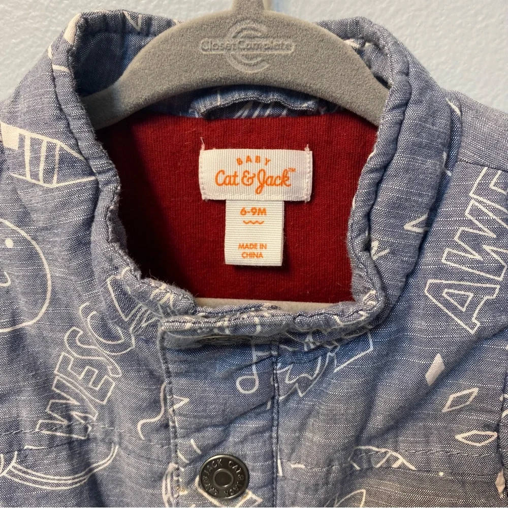 Cat & Jack Baby Puffer Vest 6-9m